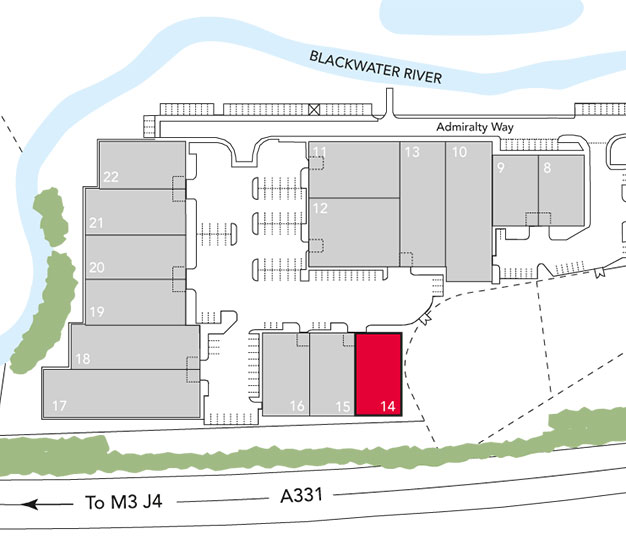 Unit 14 - Siteplan, Admiralty Park